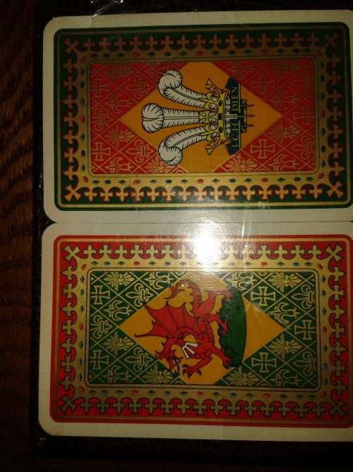 Piatnik double pack of cards still in wrap - Prince of Wales 1910